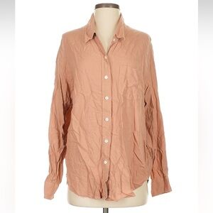 Wilfred Free Linen Button Down Shirt XS